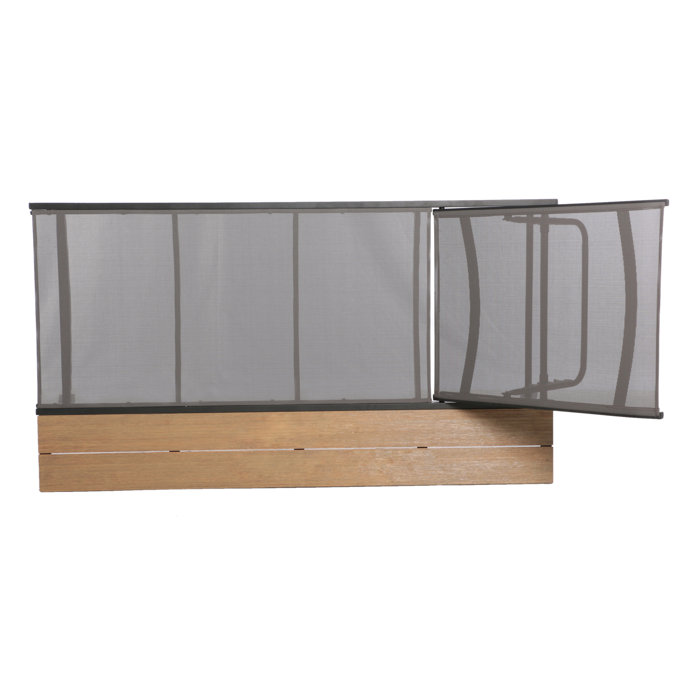 Union Rustic Absinthe Outdoor Metal Chaise Lounge Set with Table